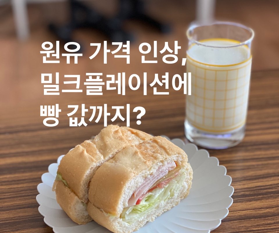 우유에 이어 생크림... 밀크 플레이션으로 빵 값까지 줄줄이 인상?